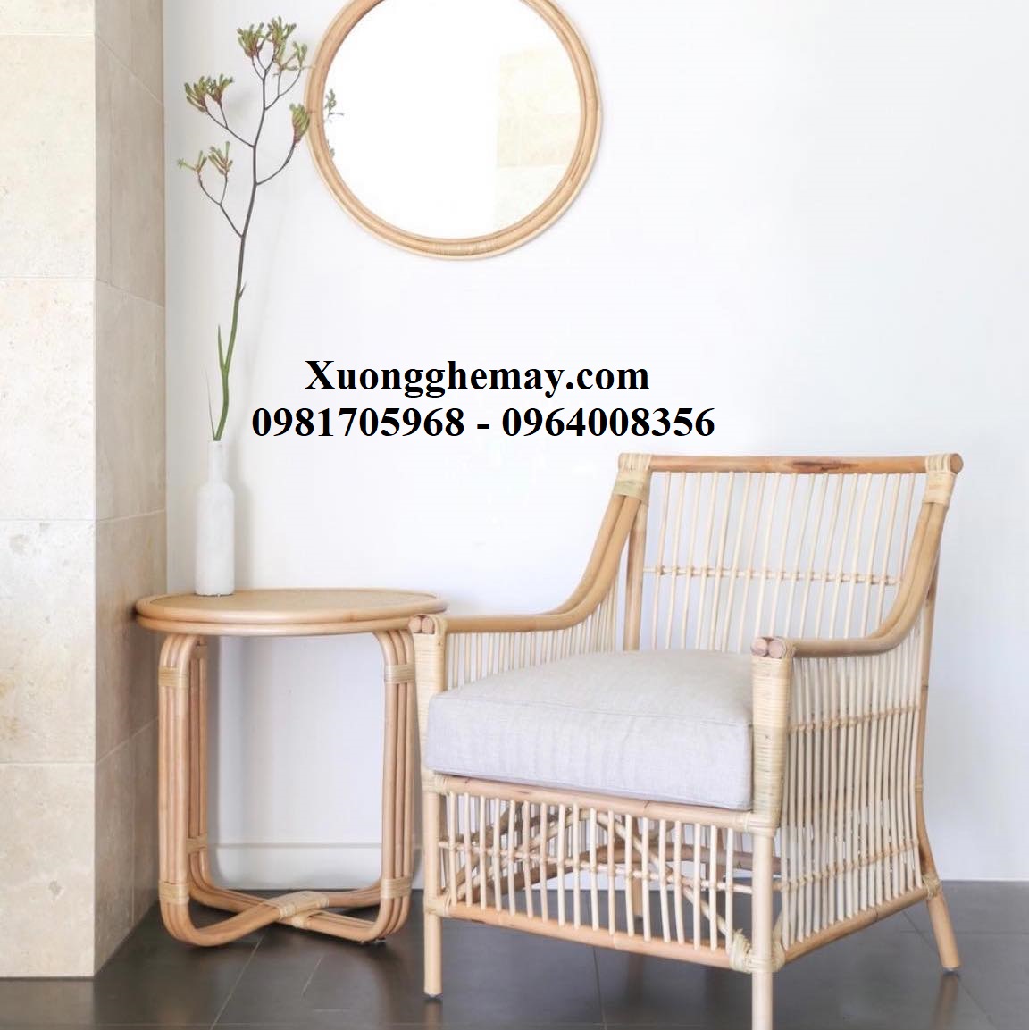 
								Ghế mây đơn XGM069