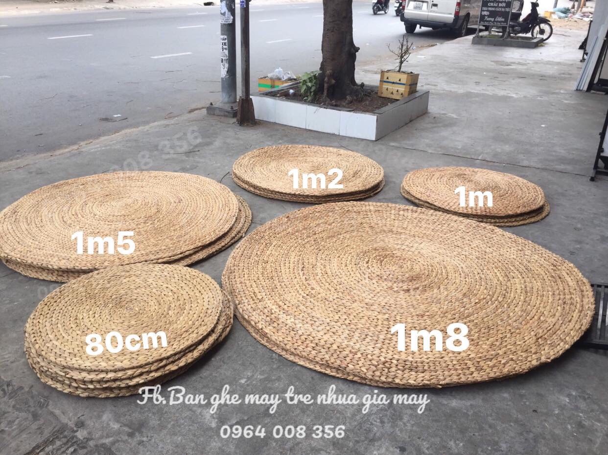 
								Thảm lục bình tròn TB02